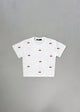 Crop Top - masivo cherry blanco