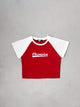 Crop Top - Champions pecho rojo