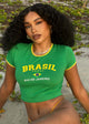 Crop Top - Brasil Verde