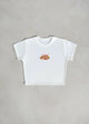 Crop Top - croaissant blanco
