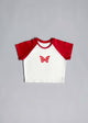 Crop top butterfly