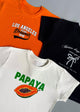 PACK X3 BABY TEES ORANGE BLACK & WHITE