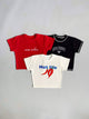 PACK X3 BABY TEES HOT LIFE RED & BLACK