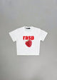 Crop Top - rasp berry blanco