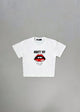 Crop Top - Shut up blanco